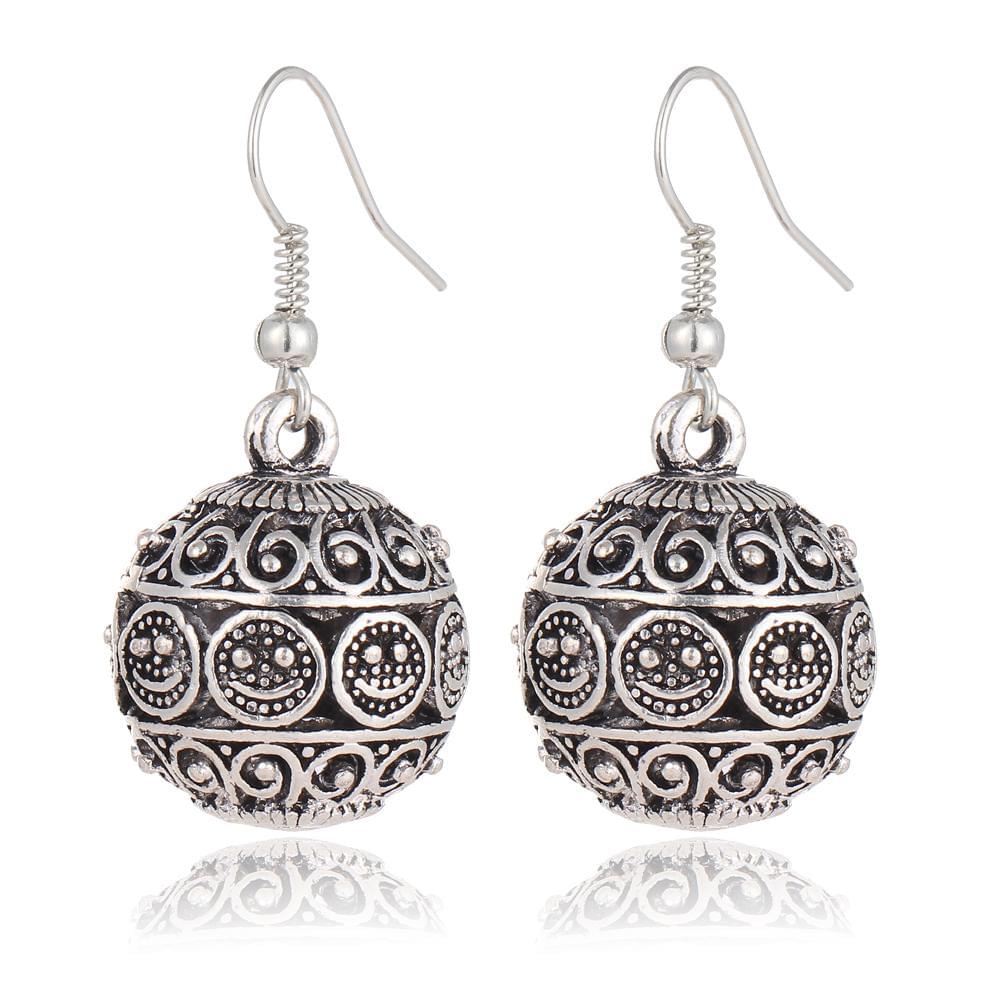 Ball Drop Tibetan Punk Earrings