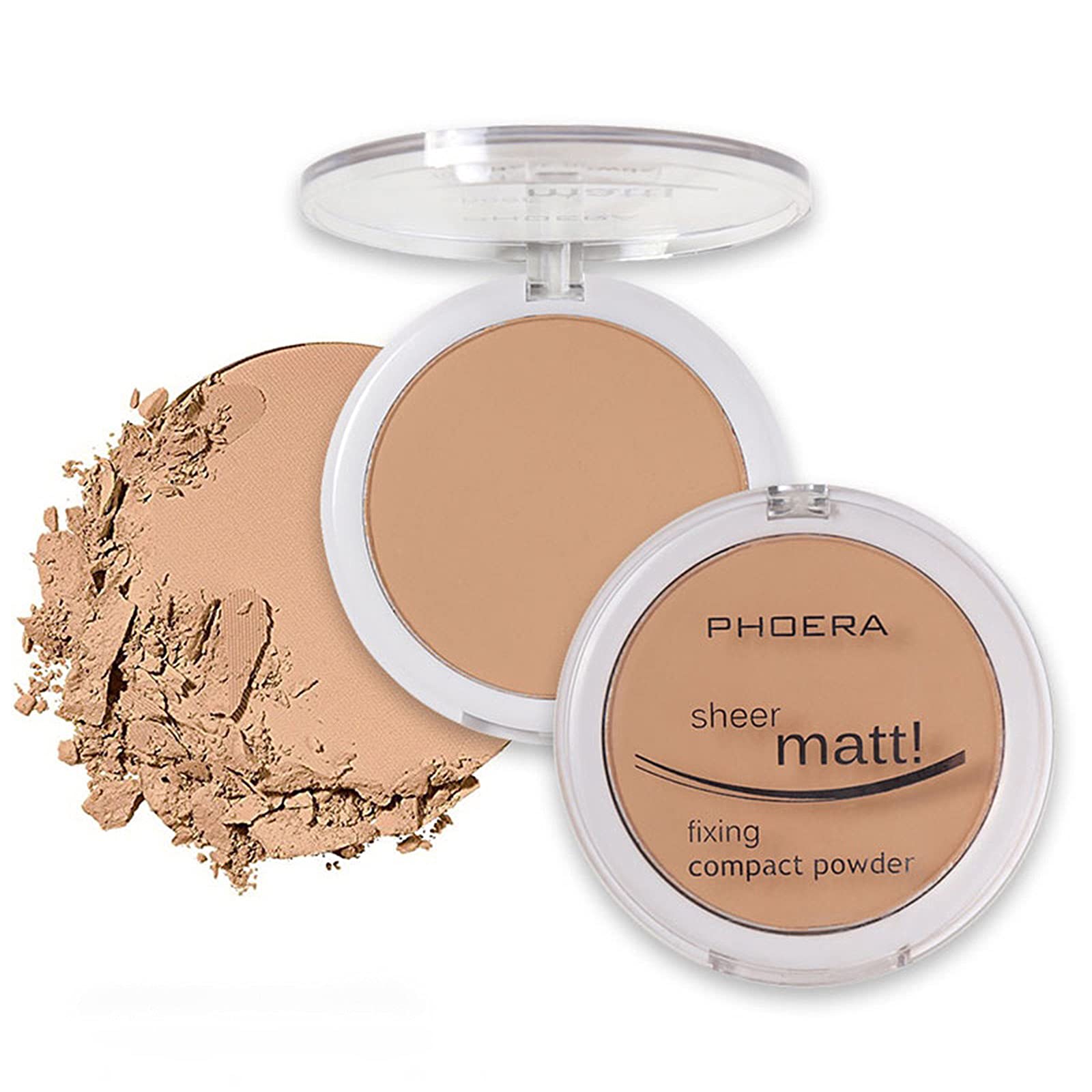 PHOERA Compact Powder Makeup Pressed Powder Matte Finish