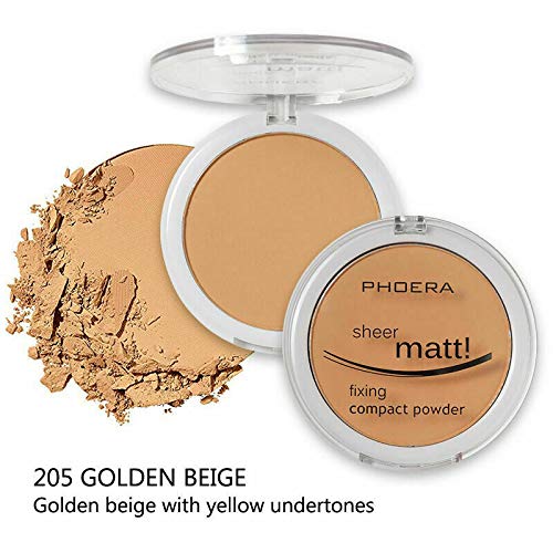 PHOERA Compact Powder Makeup Pressed Powder Matte Finish