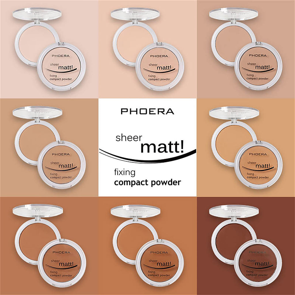 PHOERA Compact Powder Makeup Pressed Powder Matte Finish