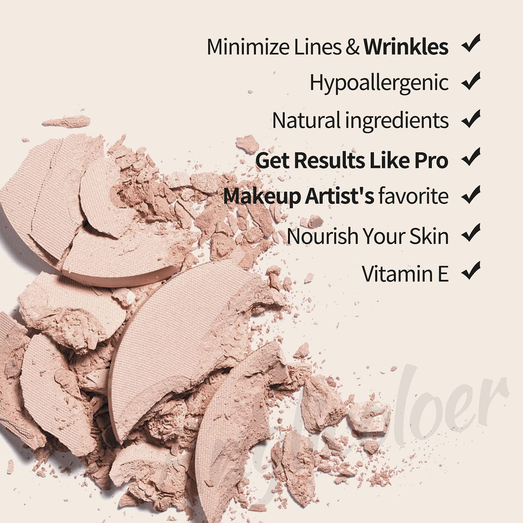 PHOERA Compact Powder Makeup Pressed Powder Matte Finish