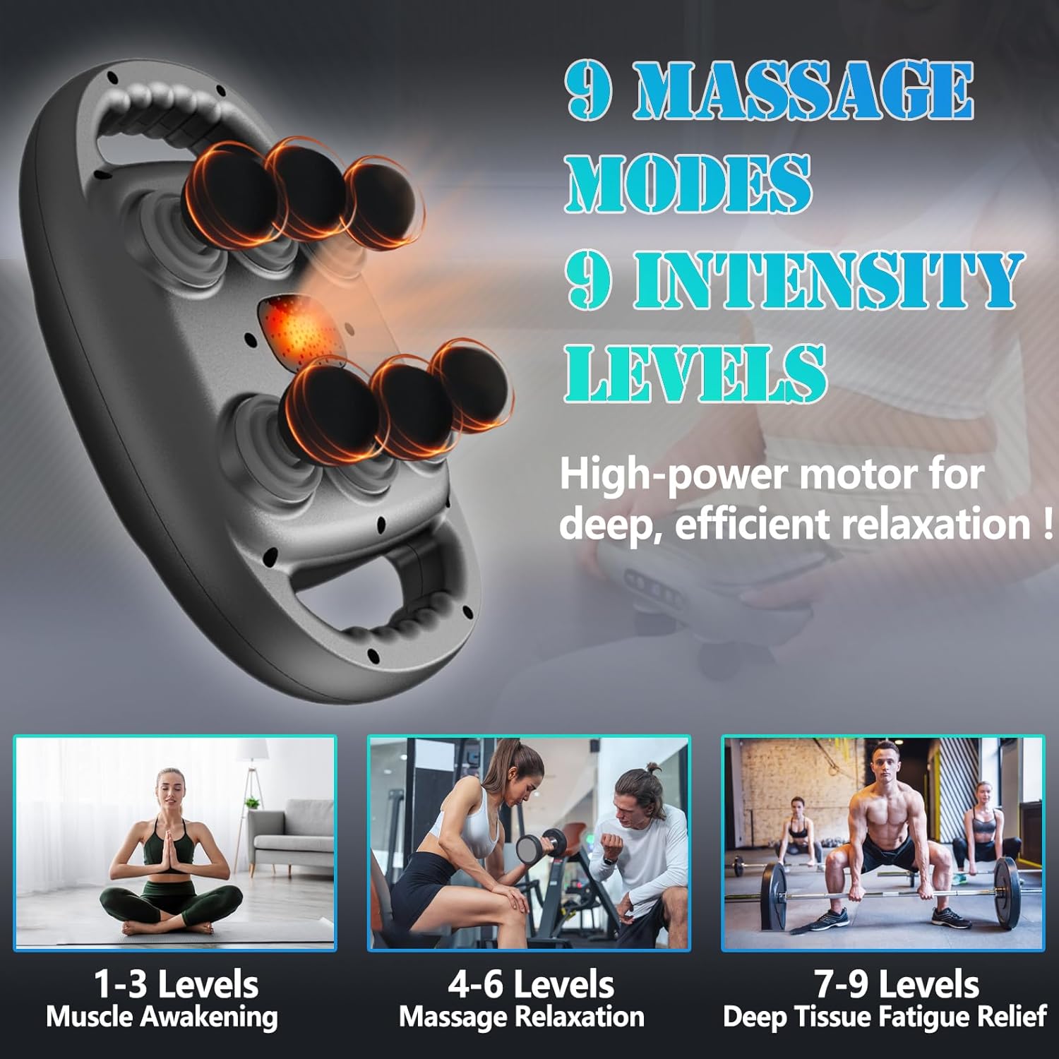 6 Head Massage Gun
