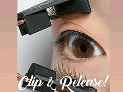Magnetic Eyelash Curler & 2 Eyelashes Pairs