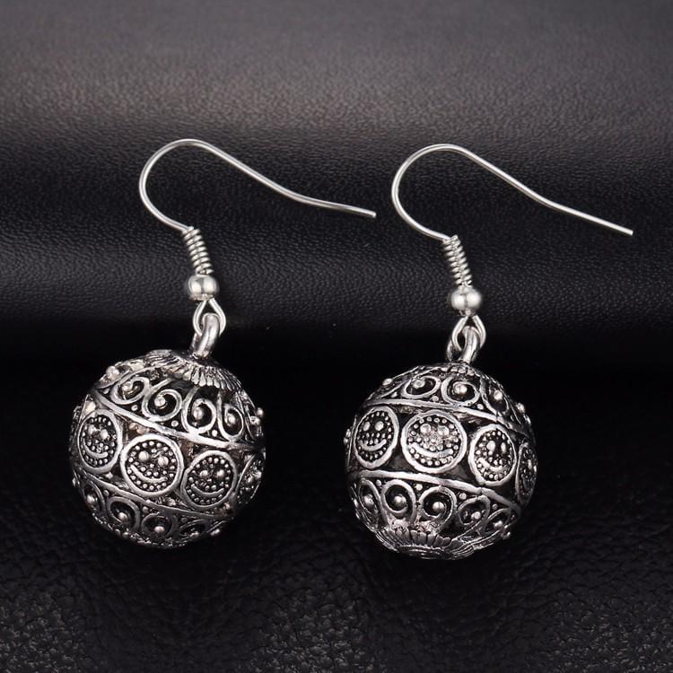 Ball Drop Tibetan Punk Earrings