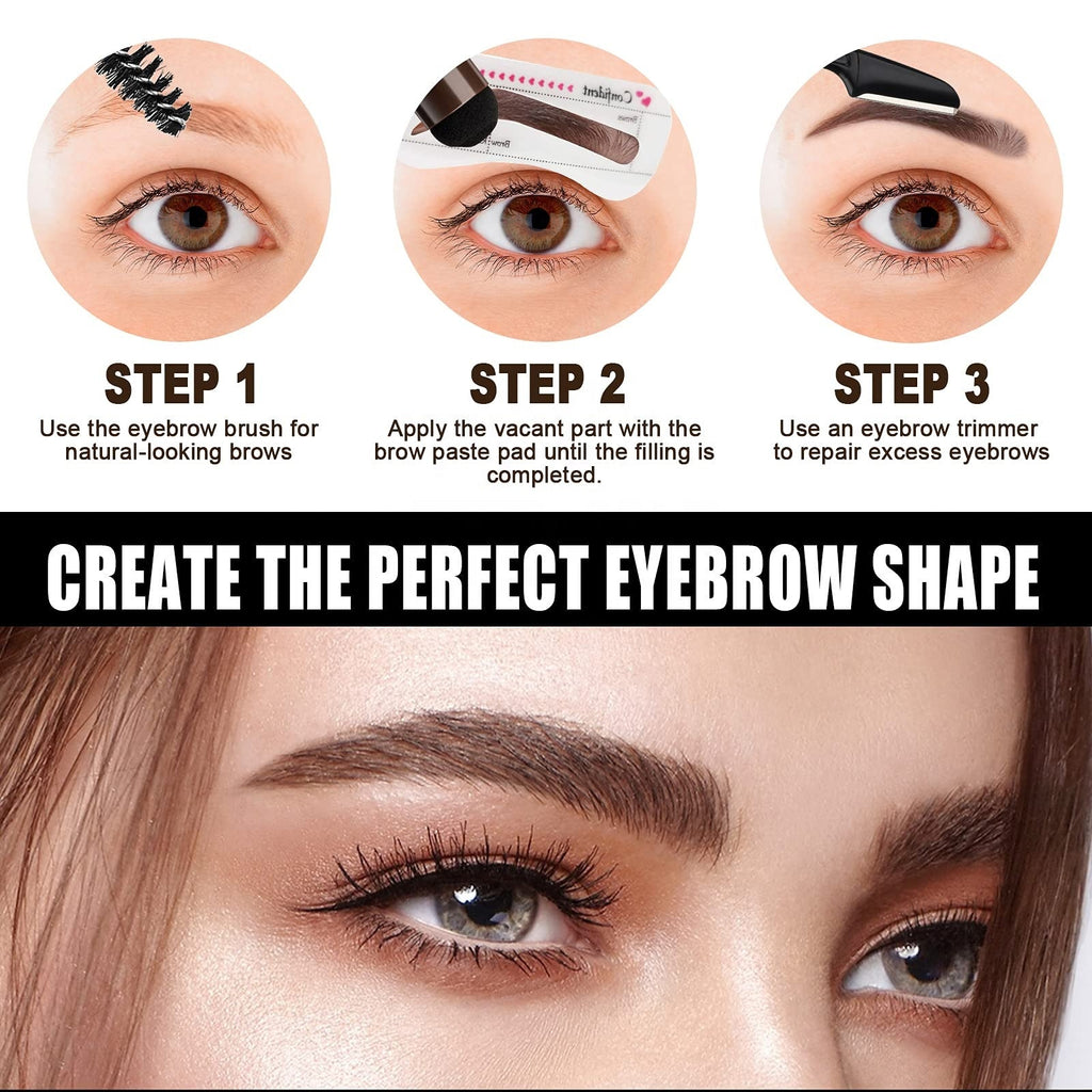 Eyebrow Cream Lazy Quick Seal One Step Brow Stamp