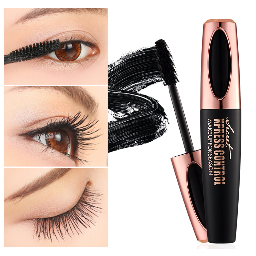 Eyelash Extensions - Waterproof Silk Fiber 4D Mascara