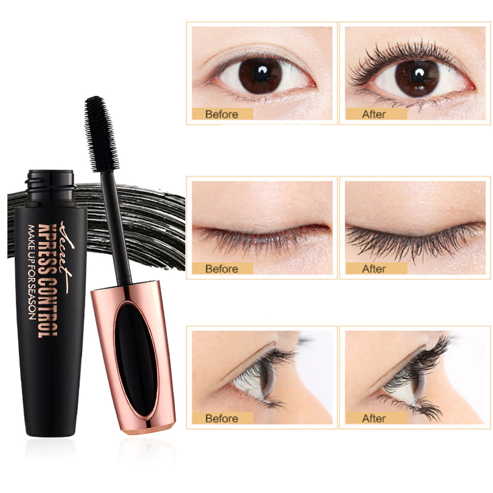 Eyelash Extensions - Waterproof Silk Fiber 4D Mascara
