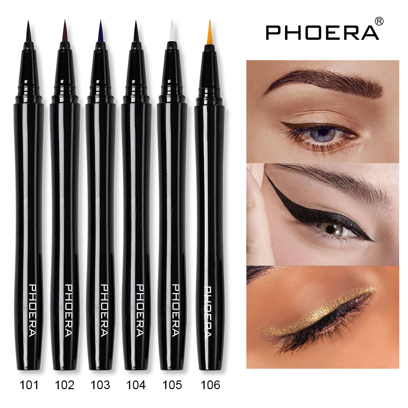 PHOERA  Precise Professional Waterproof Liquid Eyeliner Pencil