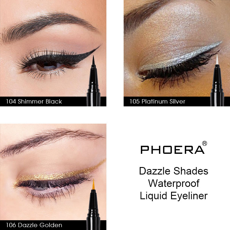 PHOERA  Precise Professional Waterproof Liquid Eyeliner Pencil
