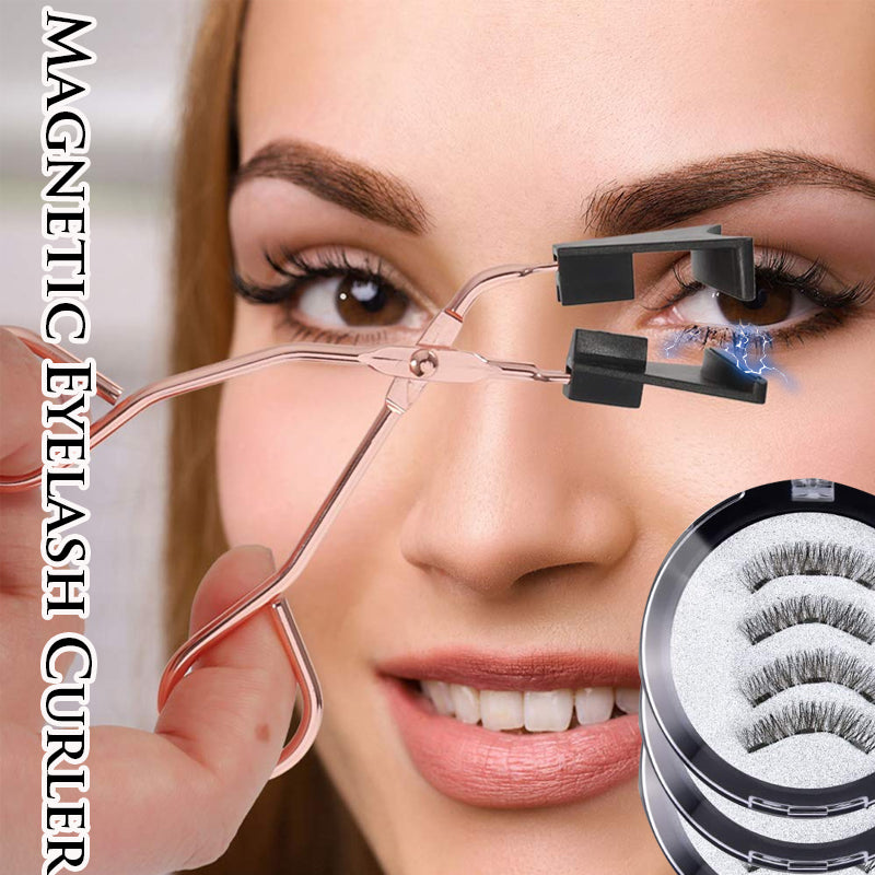 Magnetic Eyelash Curler & 2 Eyelashes Pairs