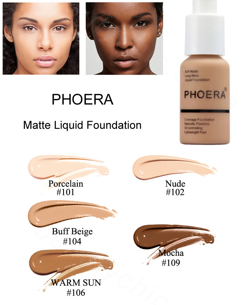 Phoera Flawless Matte Liquid Foundation