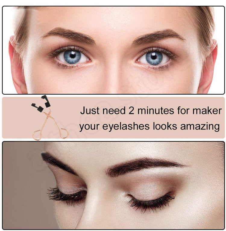 Magnetic Eyelash Curler & 2 Eyelashes Pairs
