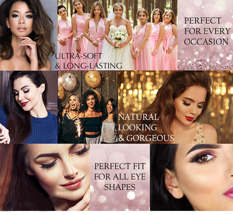 Magnetic Eyelash Curler & 2 Eyelashes Pairs